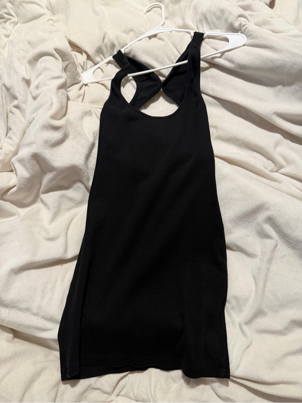 Princess Polly Black Mini Tank Dress